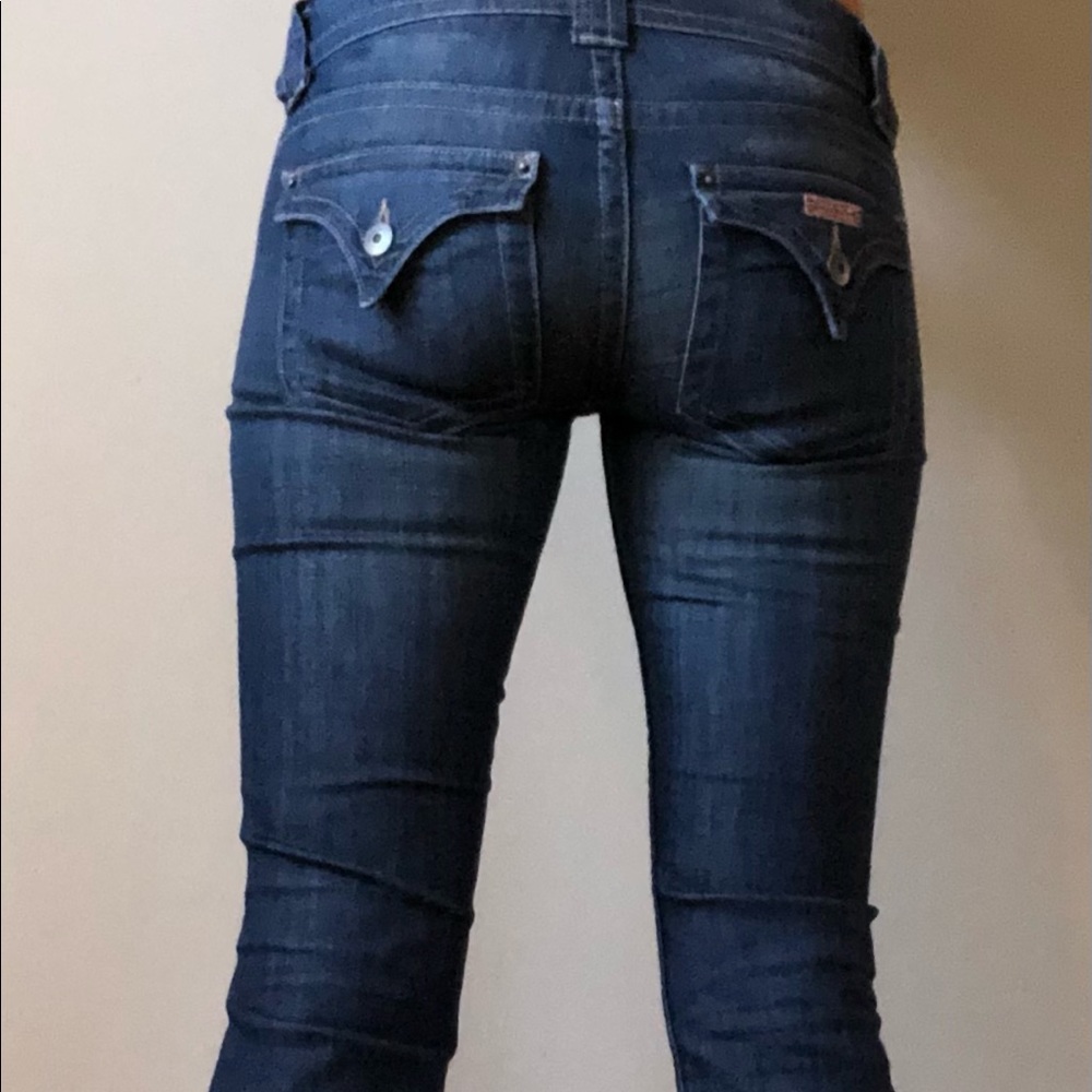 Hudson Jeans Indigo Bootcut with Flap Back Pockets